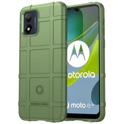 SKALO Motorola Moto E13 4G Rugged Shield iskunkestävä TPU suojakuori