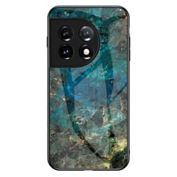 SKALO OnePlus 11 5G Marmor Härdat Glas TPU-skal - Motiv 3