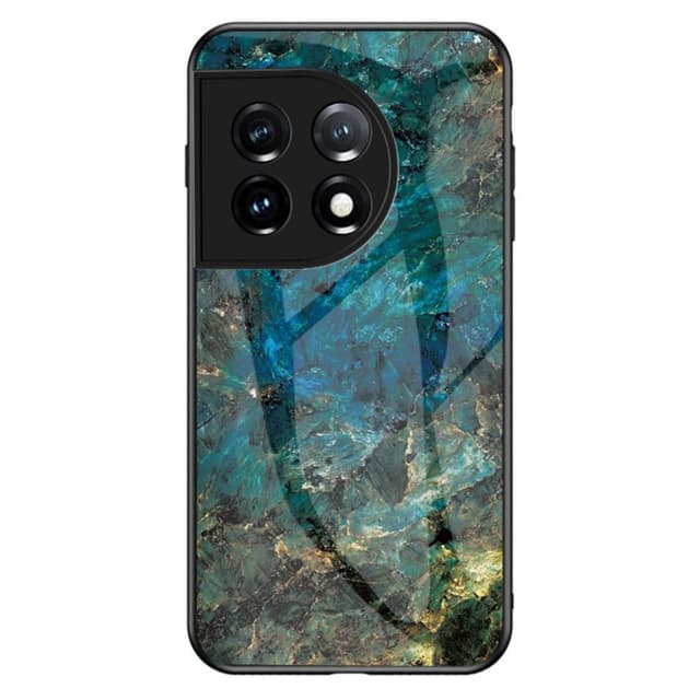 SKALO OnePlus 11 5G Marmor Härdat Glas TPU-skal - Motiv 3