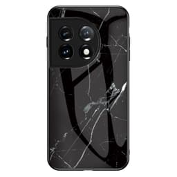 SKALO OnePlus 11 5G Marmor Härdat Glas TPU-skal - Motiv 1