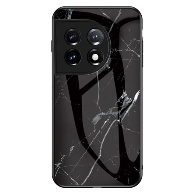 SKALO OnePlus 11 5G Marmor Härdat Glas TPU-skal - Motiv 1