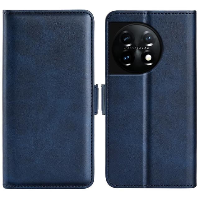 SKALO OnePlus 11 5G Premium Plånboksfodral - Blå
