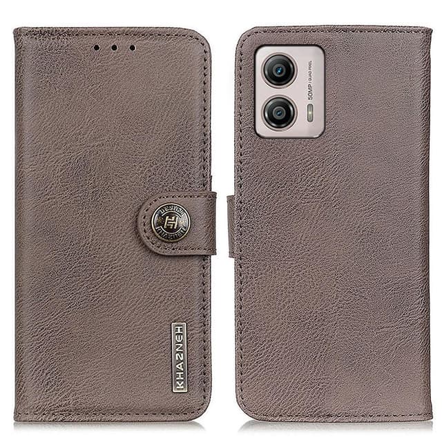 KHAZNEH Motorola Moto G53 5G Plånboksfodral - Khaki