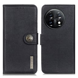 KHAZNEH OnePlus 11 5G Plånboksfodral - Svart