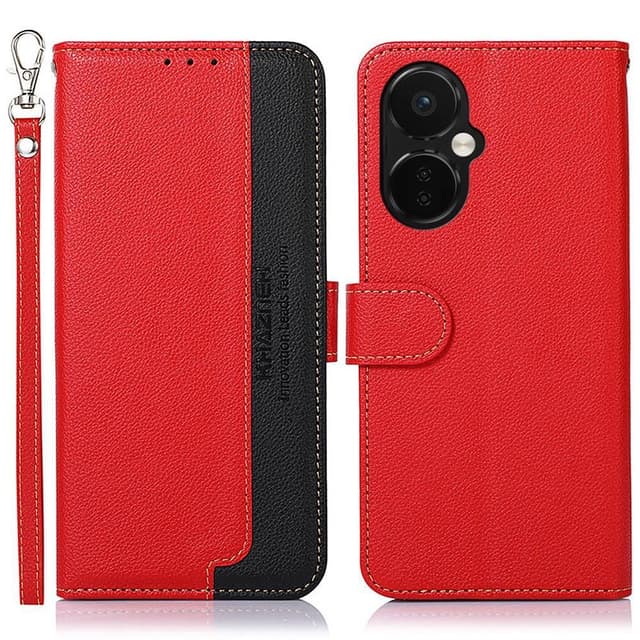OnePlus Nord CE3 5G KHAZNEH Plånboksfodral - Röd/Svart