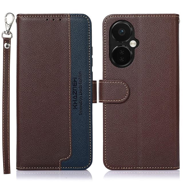 OnePlus Nord CE3 5G KHAZNEH Plånboksfodral - Brun/Blå