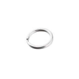 Jaetut avaimenperät avaimenperälle 10 kpl Hopea 30 mm