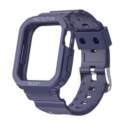 Klokkebånd med Watch Case TPU Mørke blå 40 / 41 mm Apple Watch 5 / 6 / 7