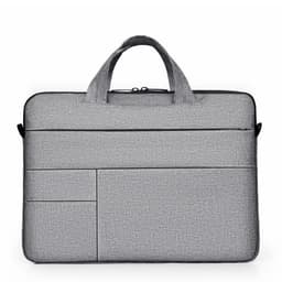 Laptopväska med flera fickor Grå 15.6 inch
