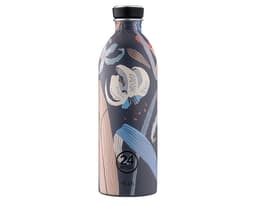 Enkeltvegget drikkeflaske i stål fra 24Bottles, Navy Lily