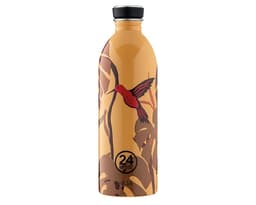 Enkeltvegget drikkeflaske i stål fra 24Bottles, Amber Oasis