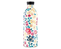 Enkeltvegget drikkeflaske i stål fra 24Bottles, Petit Jardin