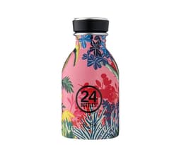 Enkeltvegget drikkeflaske i stål fra 24Bottles, Pink Paradise