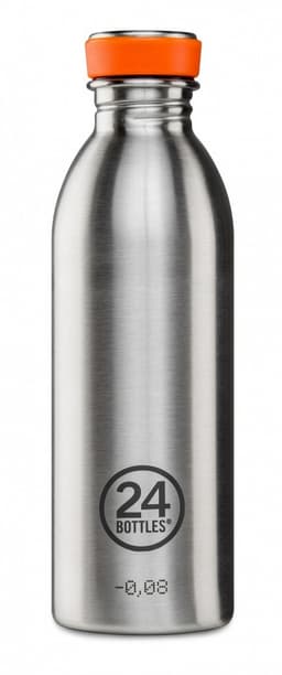 Enkeltvegget drikkeflaske i stål fra 24Bottles, Stainless Steel