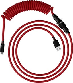 HyperX kierretty kaapeli näppäimistölle (punainen/musta)