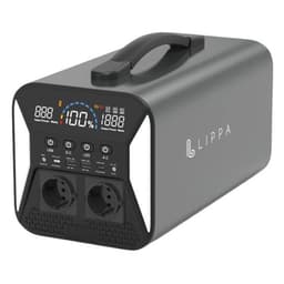 Lippa Aluminium kannettava virtalähde 1024 Wh