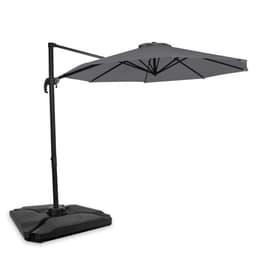 VONROC Parasoll Bardolino 300cm – Premium parasoll -  Grå |Inkl. 4st Parasollplattor