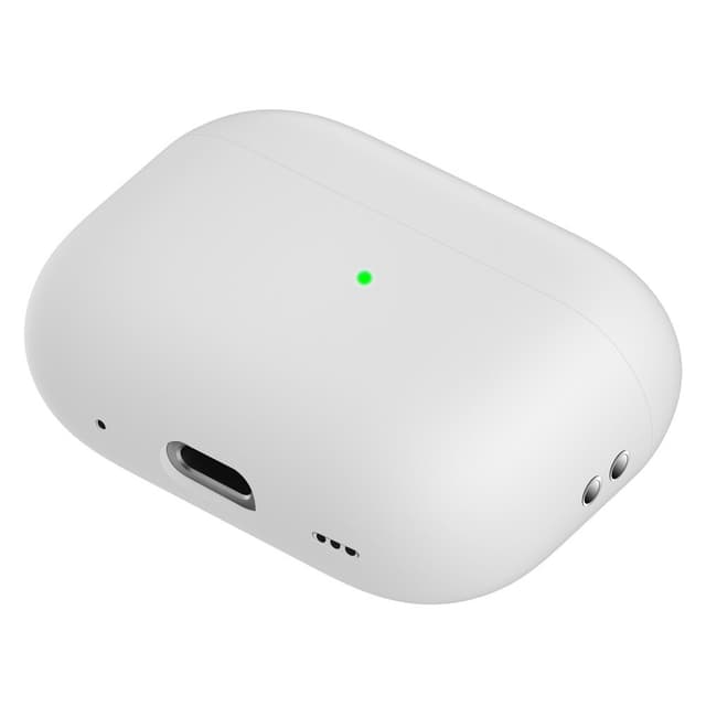 SKALO AirPods Pro 2 Ultratunn Silikon Fodral - Vit