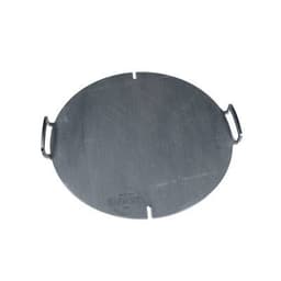 Stekhäll/stekplatta rund - 48cm - rostfritt stål - passar till grill habanero kamado large