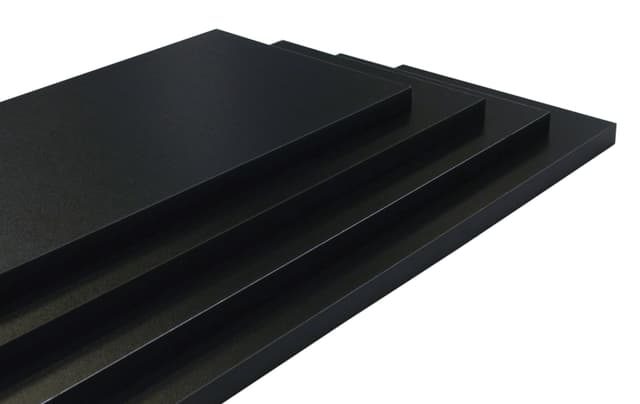 Hylla 100 cm. – svart