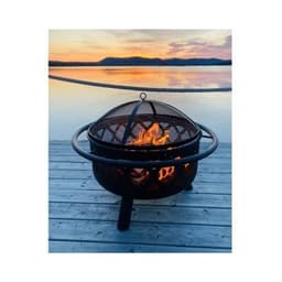Eldkorg/grill firesky habanero - 76x76x56cm - stål - svart