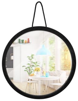 Home>it® speil med treramme Ø20,5 cm eik svart