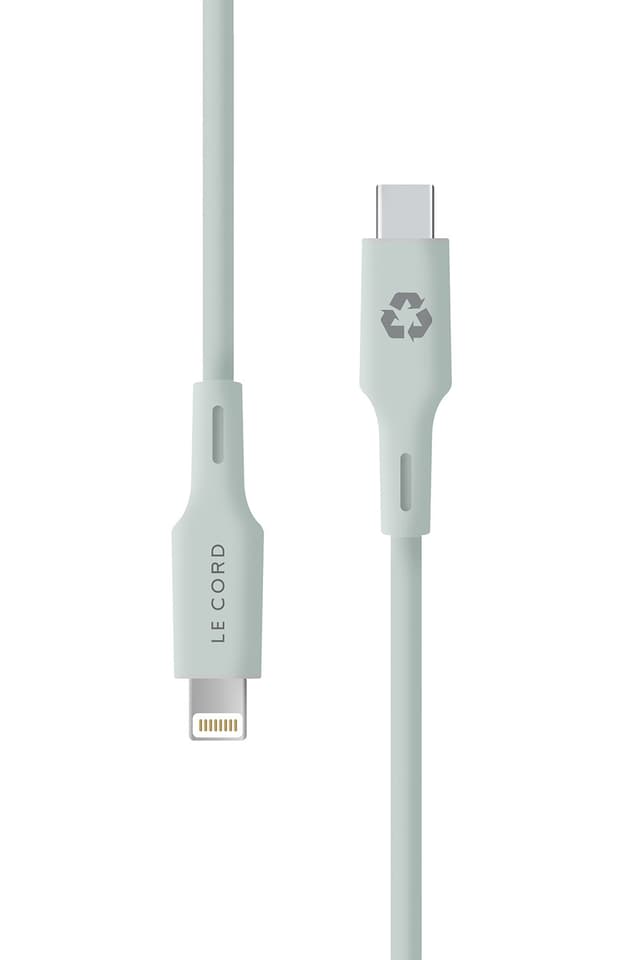 Pale Pine Återvunnen iPhone Lightning-kabel · Eco!