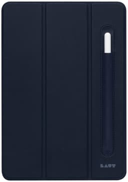 Laut HUEX FOLIO fodral med Pencil-hållare till iPad 10.2" 7/8/9 gen. (marinblå)