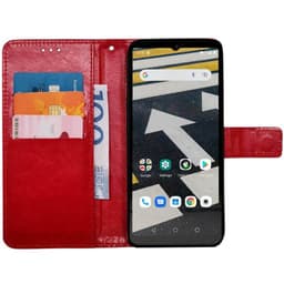 Wallet cover 3-kort CAT S53 - Rød