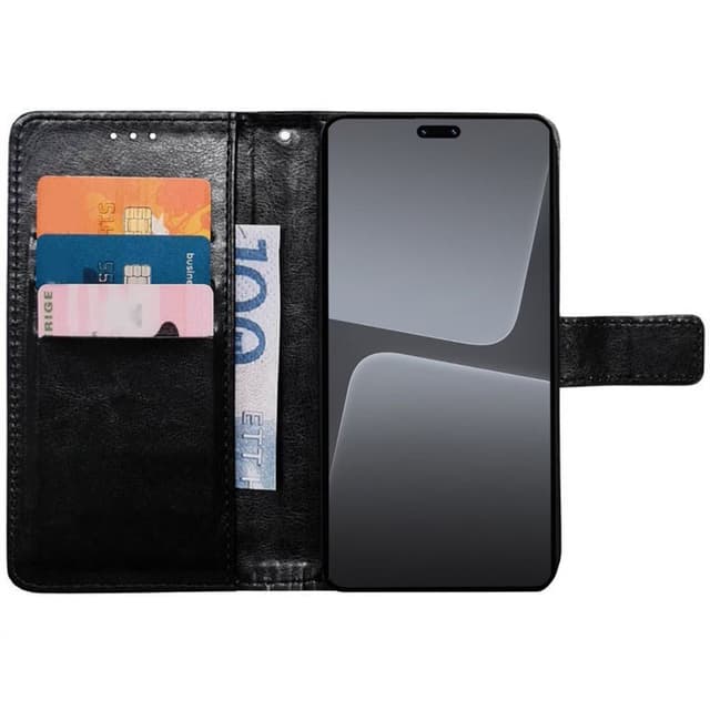 Mobil lommebok 3-kort Xiaomi 13 Lite - Sort