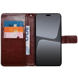 Mobilplånbok 3-kort Xiaomi 13 Lite - Brun