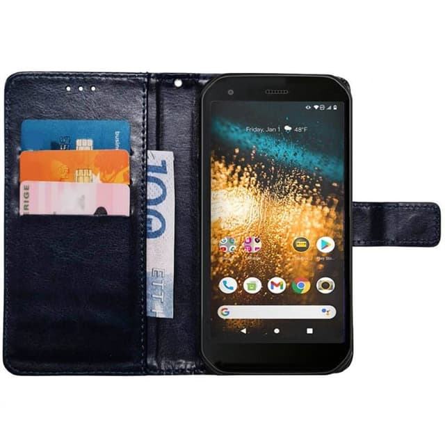 Wallet cover 3-kort CAT S62 - Mørkeblå