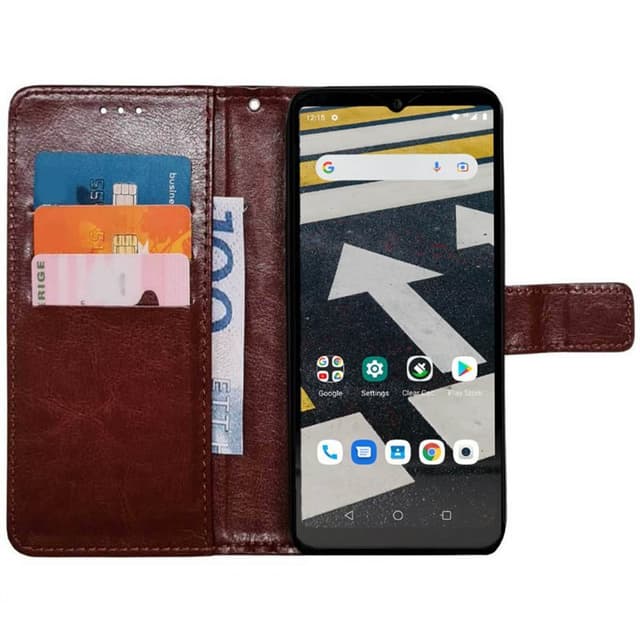 Wallet cover 3-kort CAT S53 - Brun