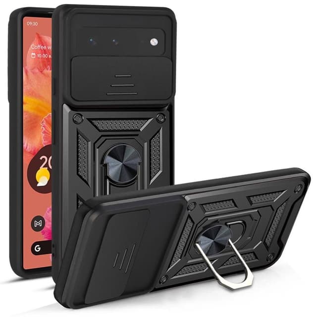 Jazz 3i1 kuori Google Pixel 6 - Musta