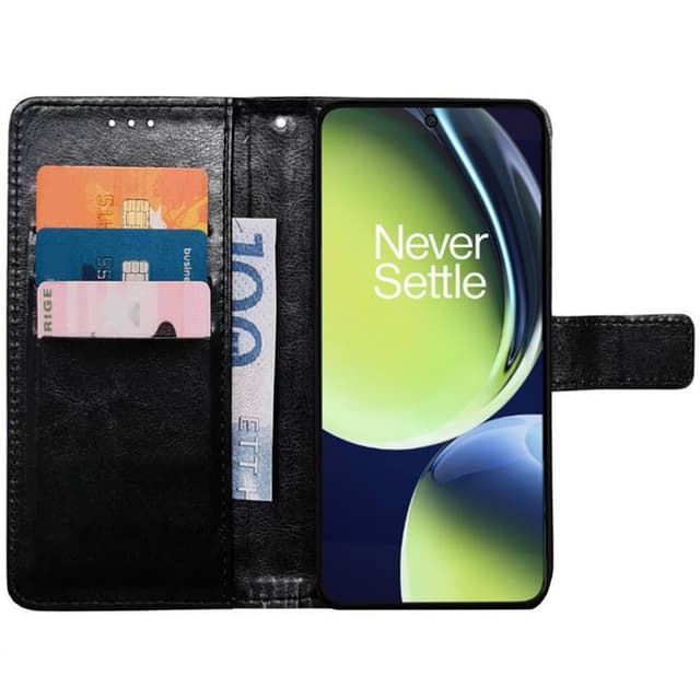 Wallet cover 3-kort OnePlus Nord CE 3 Lite - Sort