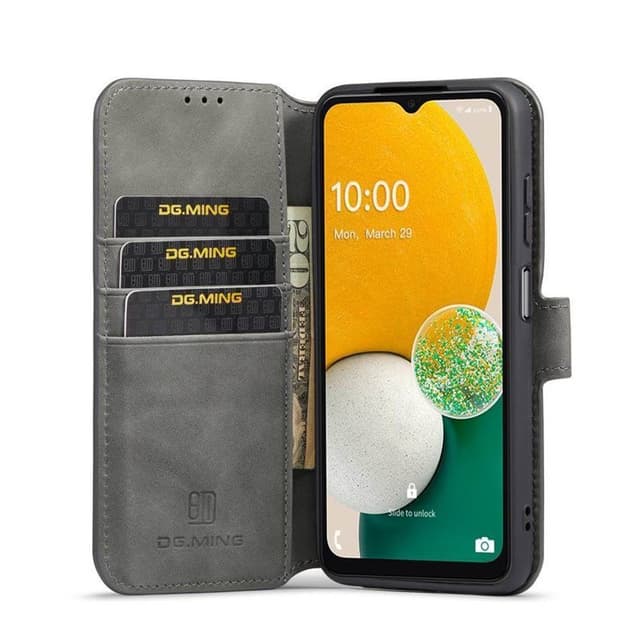DG-Ming mobilplånbok 3-kort Samsung Galaxy A13 5G - Grå