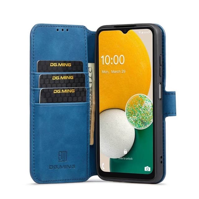 DG-Ming Lommebokdeksel 3-kort Samsung Galaxy A04s - Blå - Elkjøp