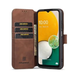 DG-Ming mobilplånbok 3-kort Samsung Galaxy A04s - Coffe
