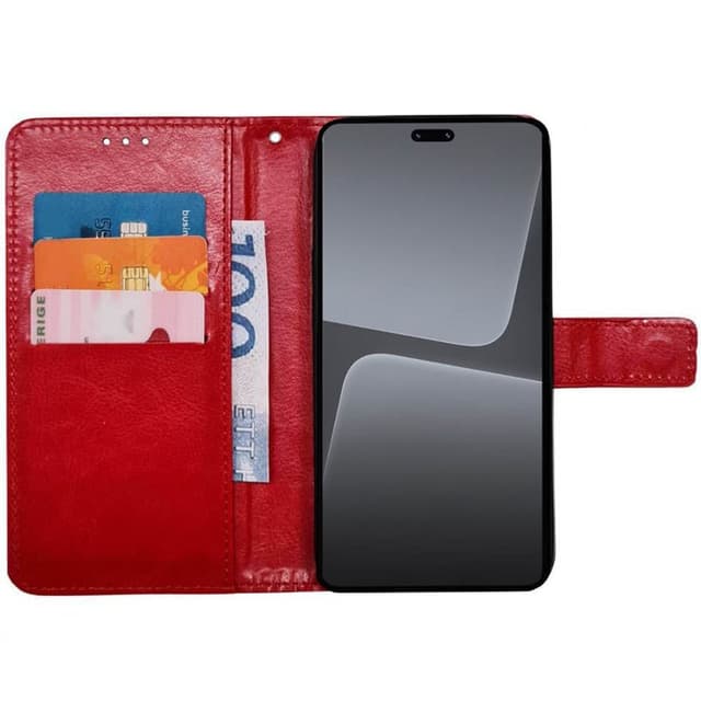 Wallet cover 3-kort Xiaomi 13 Lite - Rød