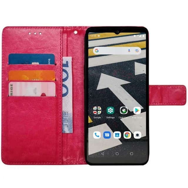 Wallet cover 3-kort CAT S53 - Lyserød