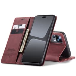 CaseMe Smart Magnet Flipdeksel Xiaomi 13 Lite - Burgund
