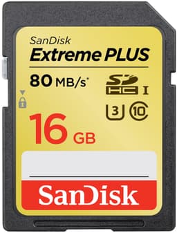SanDisk Extreme Plus 16 GB SD hukommelseskort