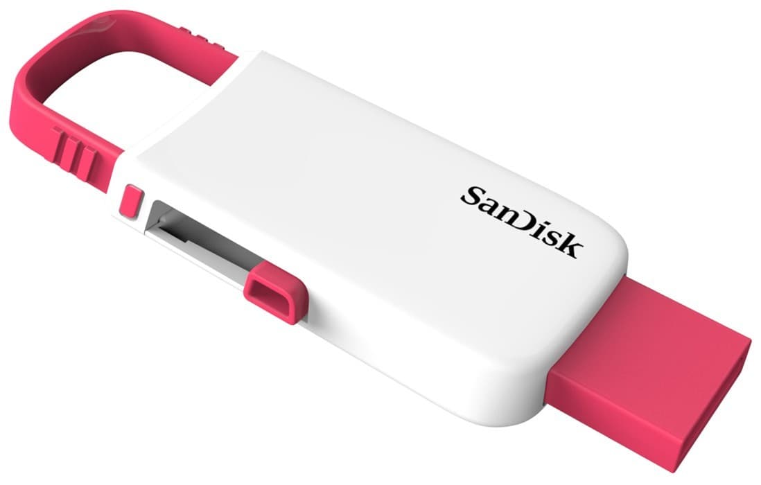 SanDisk Cruzer U 16 GB USB-minne (rosa) - Elkjøp