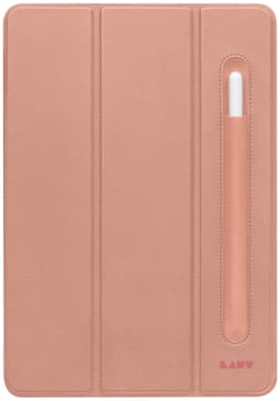 Laut HUEX FOLIO fodral med Pencil-hållare till iPad 10.2" 7/8/9 gen. (rosé)