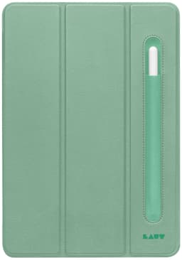 Laut HUEX FOLIO fodral med Pencil-hållare till iPad 10.2" 7/8/9 gen. (grön)
