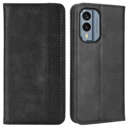 Nokia X30 5G Lommebok-deksel Eksklusiv Svart