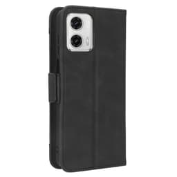 Motorola Moto G73 5G Plånboksfodral med korthållare  - Svart