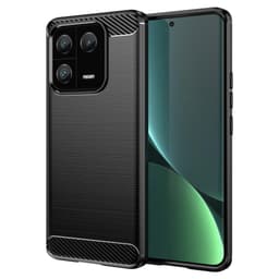 För Xiaomi 13 Pro 5G Karbon Fiber TPU Fodral Skal - Svart