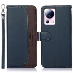 KHAZNEH Telefondæksel til Xiaomi 13 Lite/Xiaomi Civi 2 - Blå/Brun