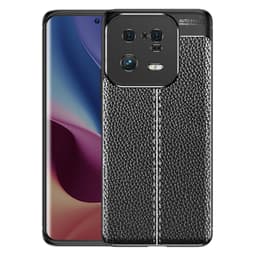 Litchi Fodral TPU Skal för Xiaomi 13 Pro 5G  - Svart